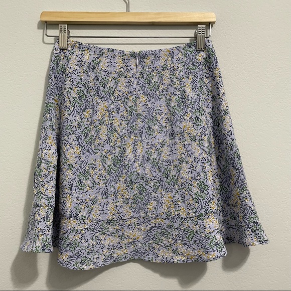 Revolve The Fifth Label Skirt Flirty Floral Ruffle Tiered Womens XS - Picture 6 of 11